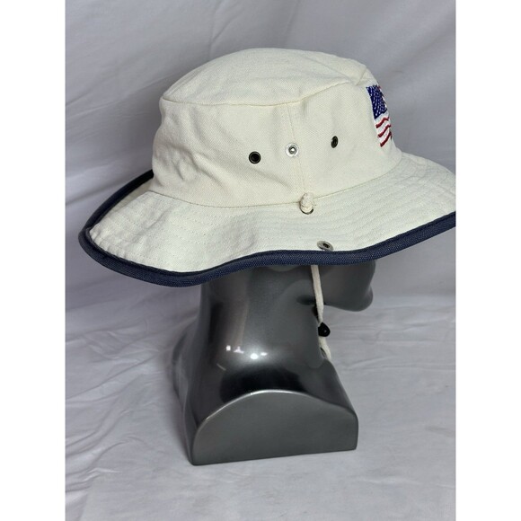 Vintage ~ (1990’s) ~ Port Authority Adult Unisex Bucket Hat ~ Embroidered USA - Picture 6 of 11